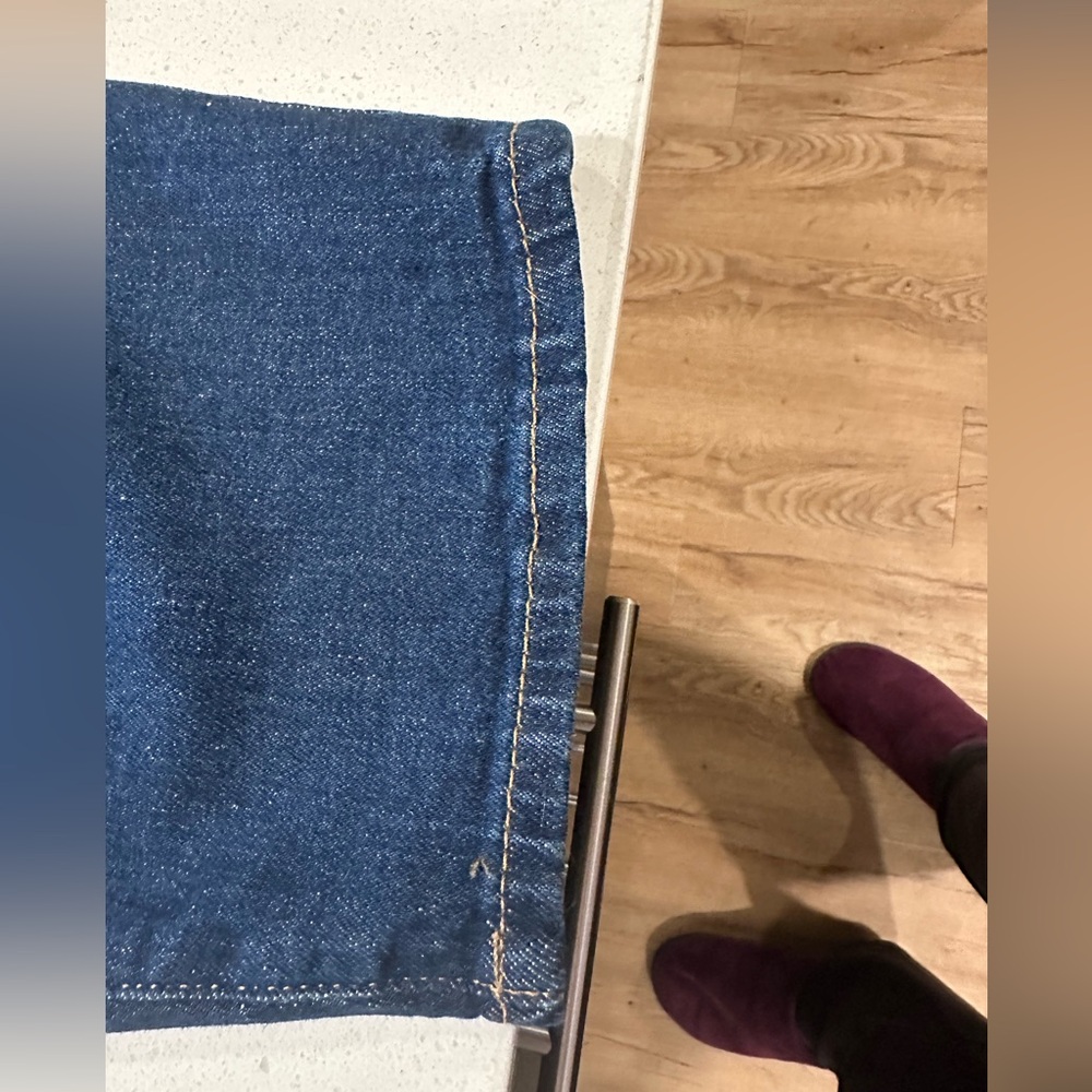 Old Navy O.G. Straight Mid Rise Women's High Rise Indigo Jeans Size 20 - Picture 4 of 12